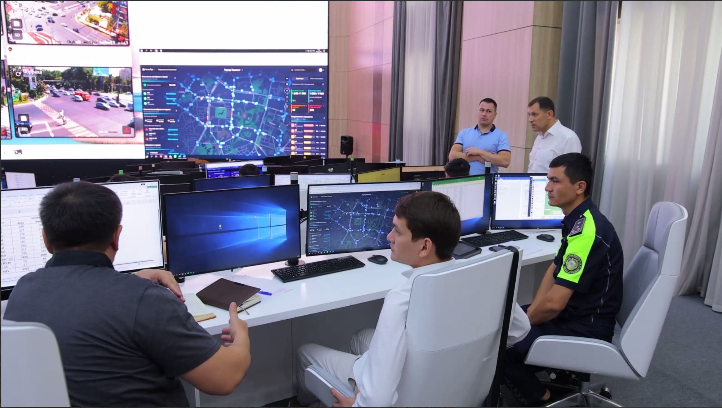 The number of cars increased by 30 percent, but congestion remained at 6 points: How is the YHTEM Situation Center managing Tashkent’s traffic flow?